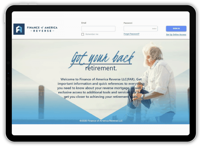 Finance of America - Custom Software Development