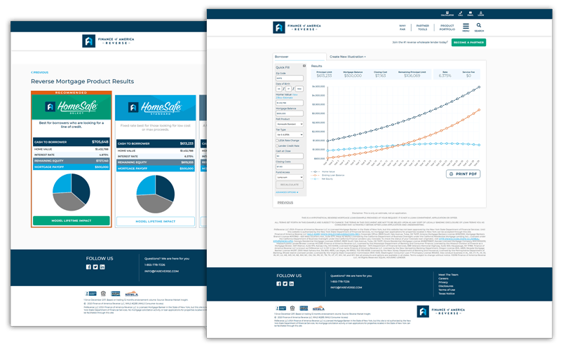 screenshot example pages
