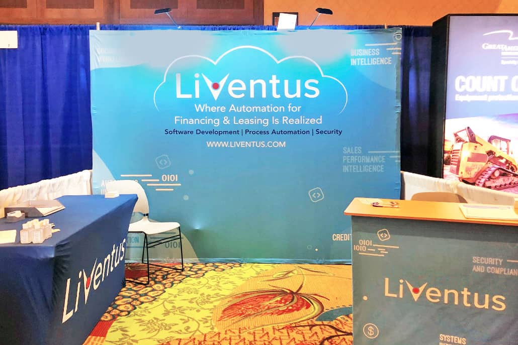 Liventus booth at ELFA 60th Annual Convention