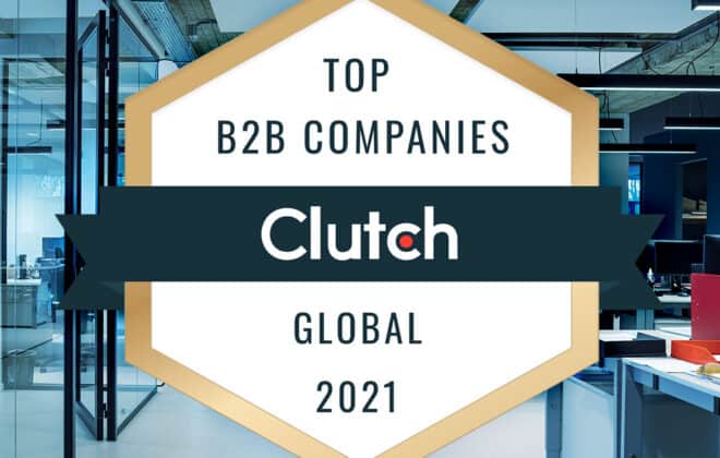 Clutch Global Winner 2021 Badge